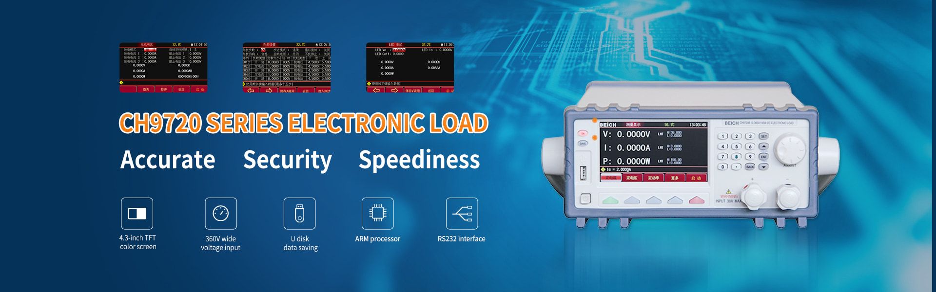 CH9720 series electronic load